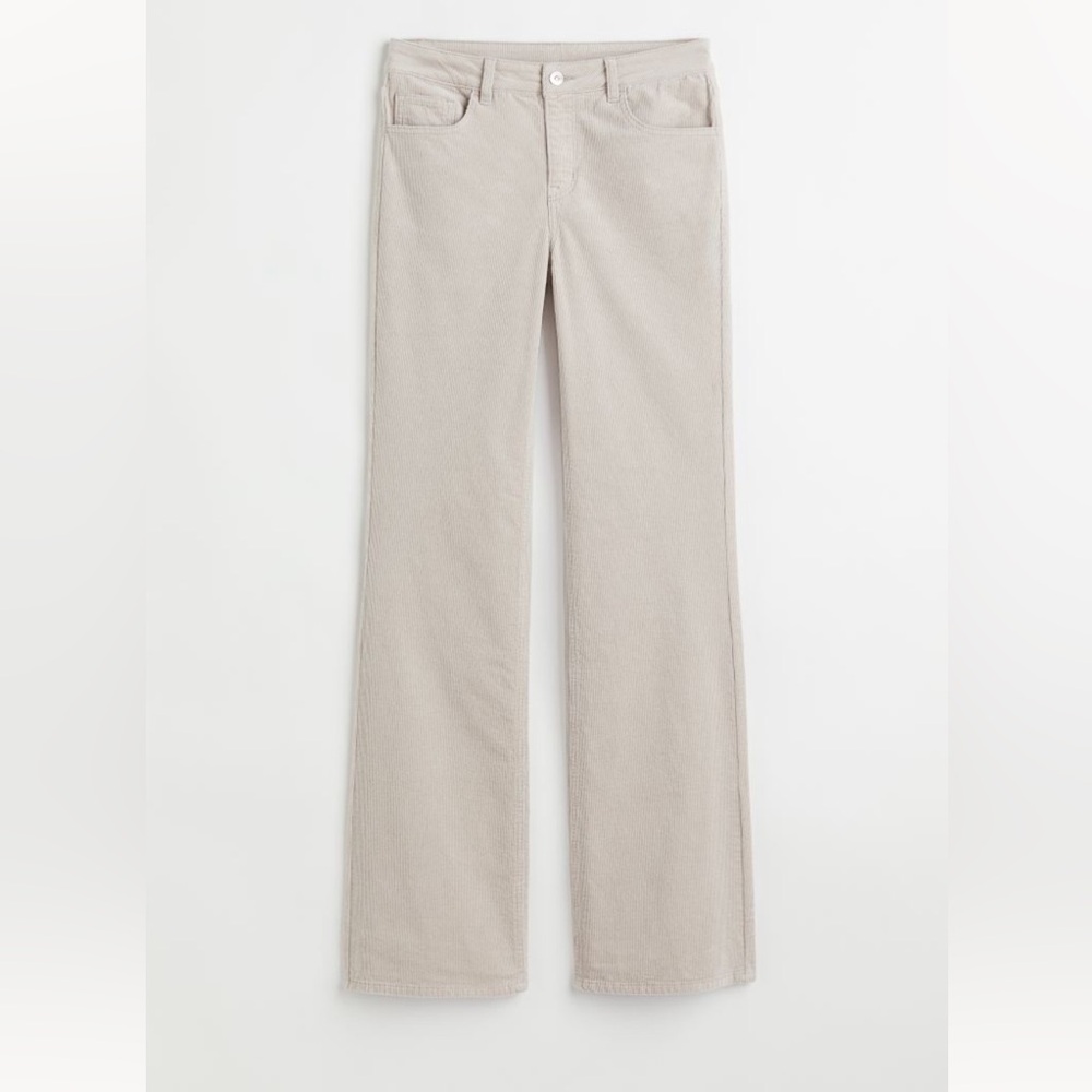 H&M Flared Corduroy Pants